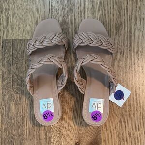 DV by Dolce Vita Women's Braided Beige Sandals